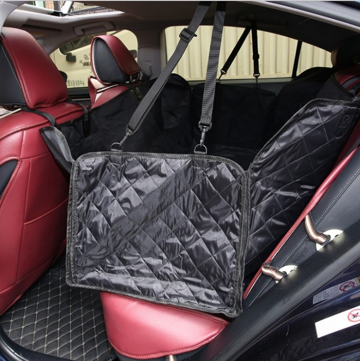 600D Oxford  Car Pet Seat Cushion Rear Bench Back Cover Mat Waterproof Anti-slip Foldable Car Mats