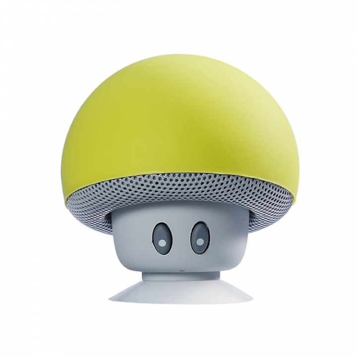 ADRA Mushroom Head Wireless Bluetooth Speaker Creative Portable Desktop Phone Holder Mini Speaker