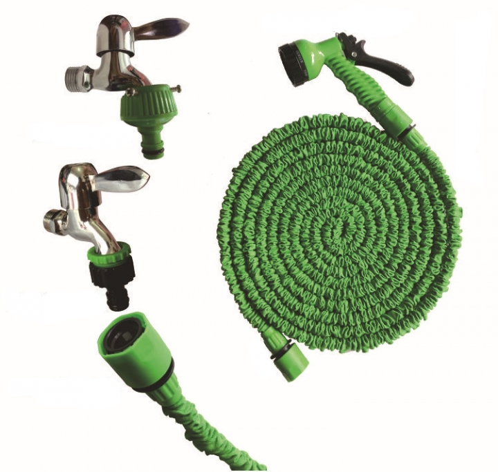 25FT-100FT Garden Expandable Magic Flexible Water Hose Plastic Hoses Pipe With Spray Gun To Watering