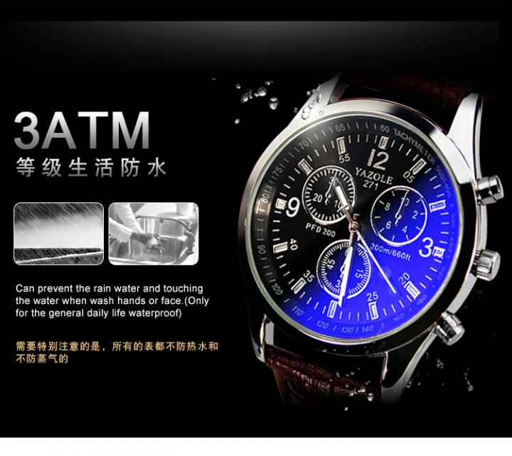 Men Fashion Quartz Watch Business Mens Watches Luxury clock Male WristWatches