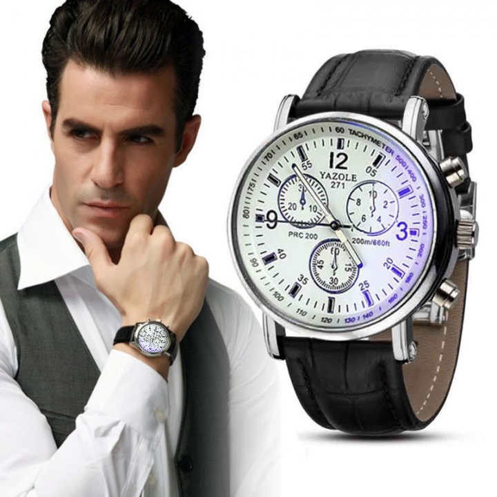 Men Fashion Quartz Watch Business Mens Watches Luxury clock Male WristWatches