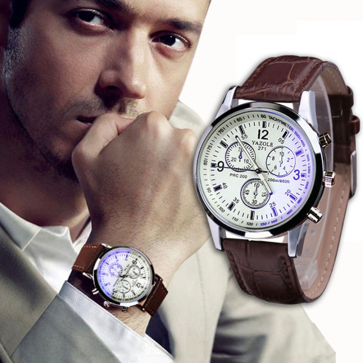 Men Fashion Quartz Watch Business Mens Watches Luxury clock Male WristWatches