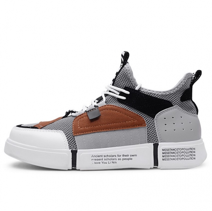 Men&apos;s Casual Shoes Running Ankle Boots High Quality Comfy Breathable Height Increasing Sneakers