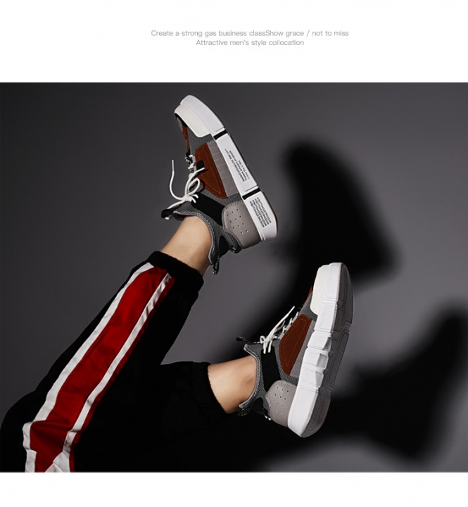 Men&apos;s Casual Shoes Running Ankle Boots High Quality Comfy Breathable Height Increasing Sneakers