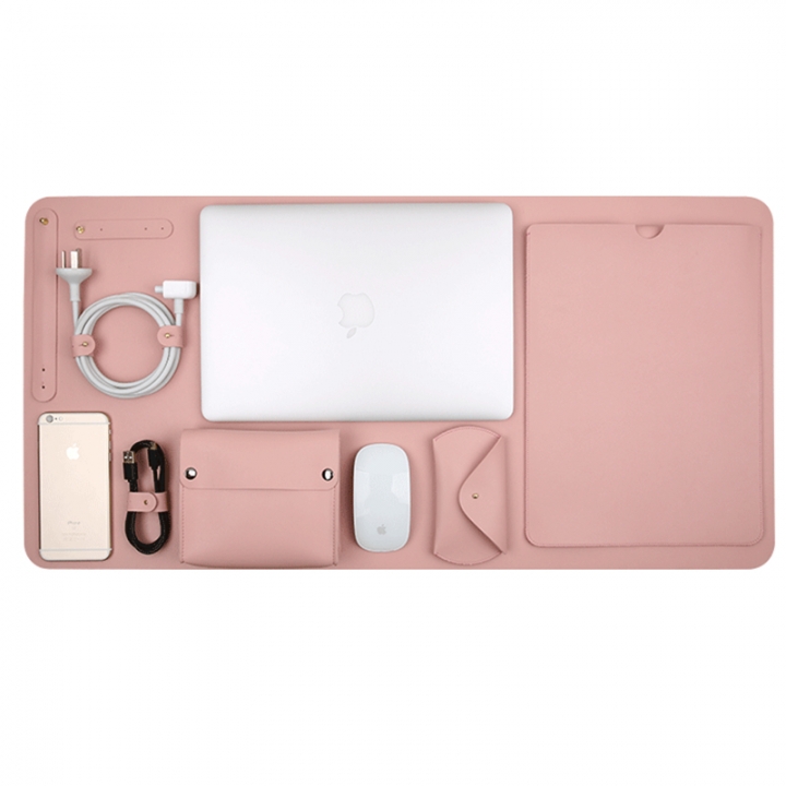 5 in 1 Set PU Leather Laptop Bag for Macbook Air Pro Retina 11 12 13 15 Case Notebook Cover