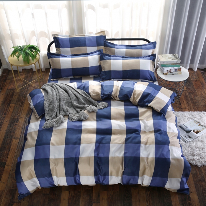 Bedding Sets Sweetheart Style Creativity Space Duvet Cover Set Quilt Cover Bed pink blue stripes