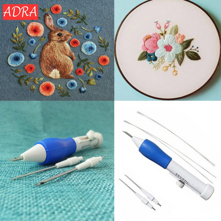 Embroidery Poking Cross Stitch Punching Needle Crochet Embroidery Knitting Needles Craft Sewing Tool