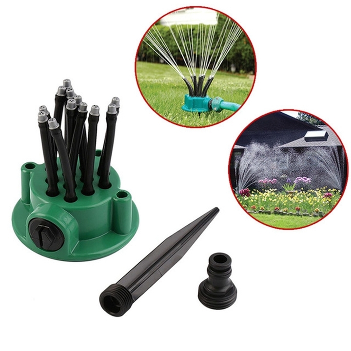 Garden Sprinkler Noodle Head 360 Degree Water Sprinkler Spray Nozzle Lawn Auto Flow Drip for Garden