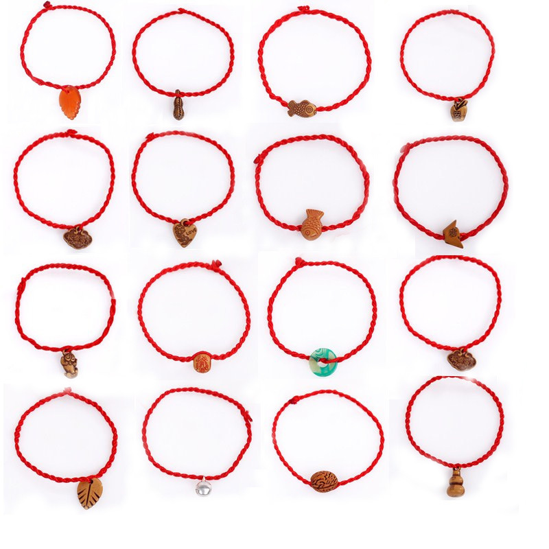 Lucky Bracelet Red Rope Bangle Anklet Jewelry Lucky Bracelets Handmade Jewellery For Women Men