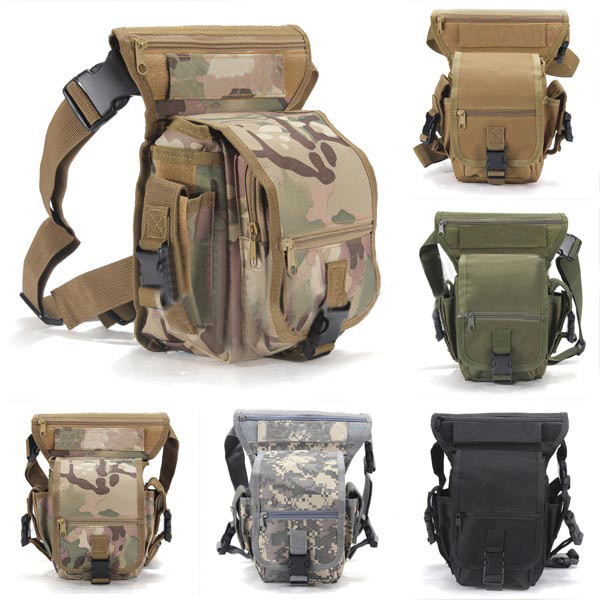 Tactical Military Leg Bag Men's Nylon Hip Drop Bel Weapons Waist Pouch Sport Ride Special Bag