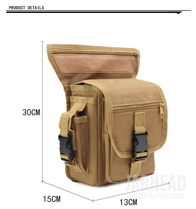 Tactical Military Leg Bag Men's Nylon Hip Drop Bel Weapons Waist Pouch Sport Ride Special Bag