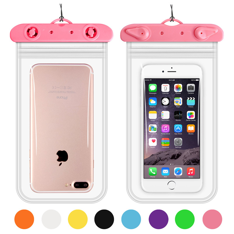 Clear Waterproof Mobile Phone Bags universal phone Camera Dry Case Water proof Bags