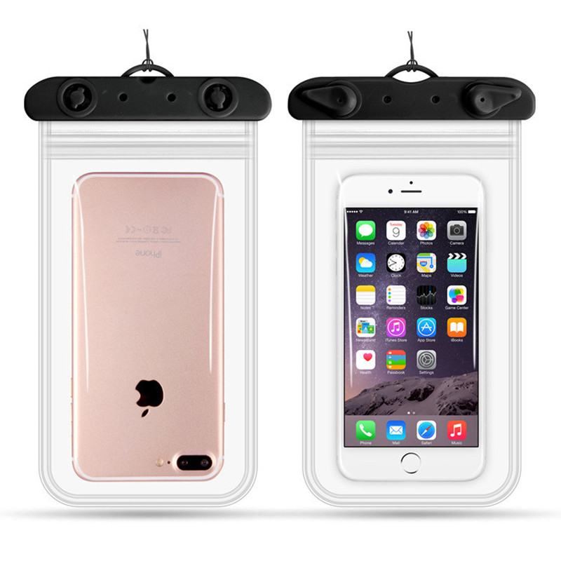 Clear Waterproof Mobile Phone Bags universal phone Camera Dry Case Water proof Bags