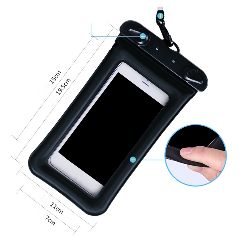 Float Airbag Waterproof Mobile phone case Cover Dry Pouch Universal waterproof bag
