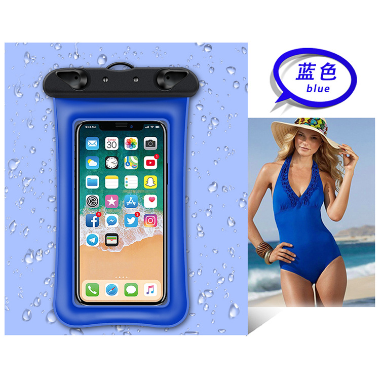 Float Airbag Waterproof Mobile phone case Cover Dry Pouch Universal waterproof bag