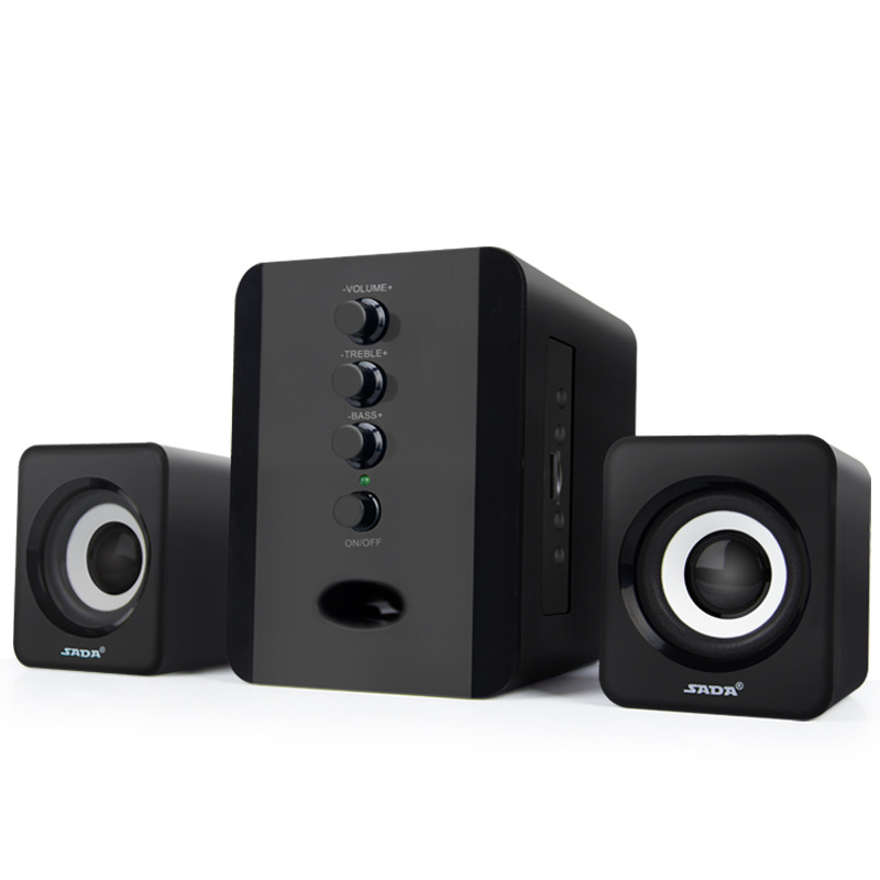 Bluetooth Wired Speaker Subwoofer 3D Surround Stereo Bass PC Speaker TF Card for Computer