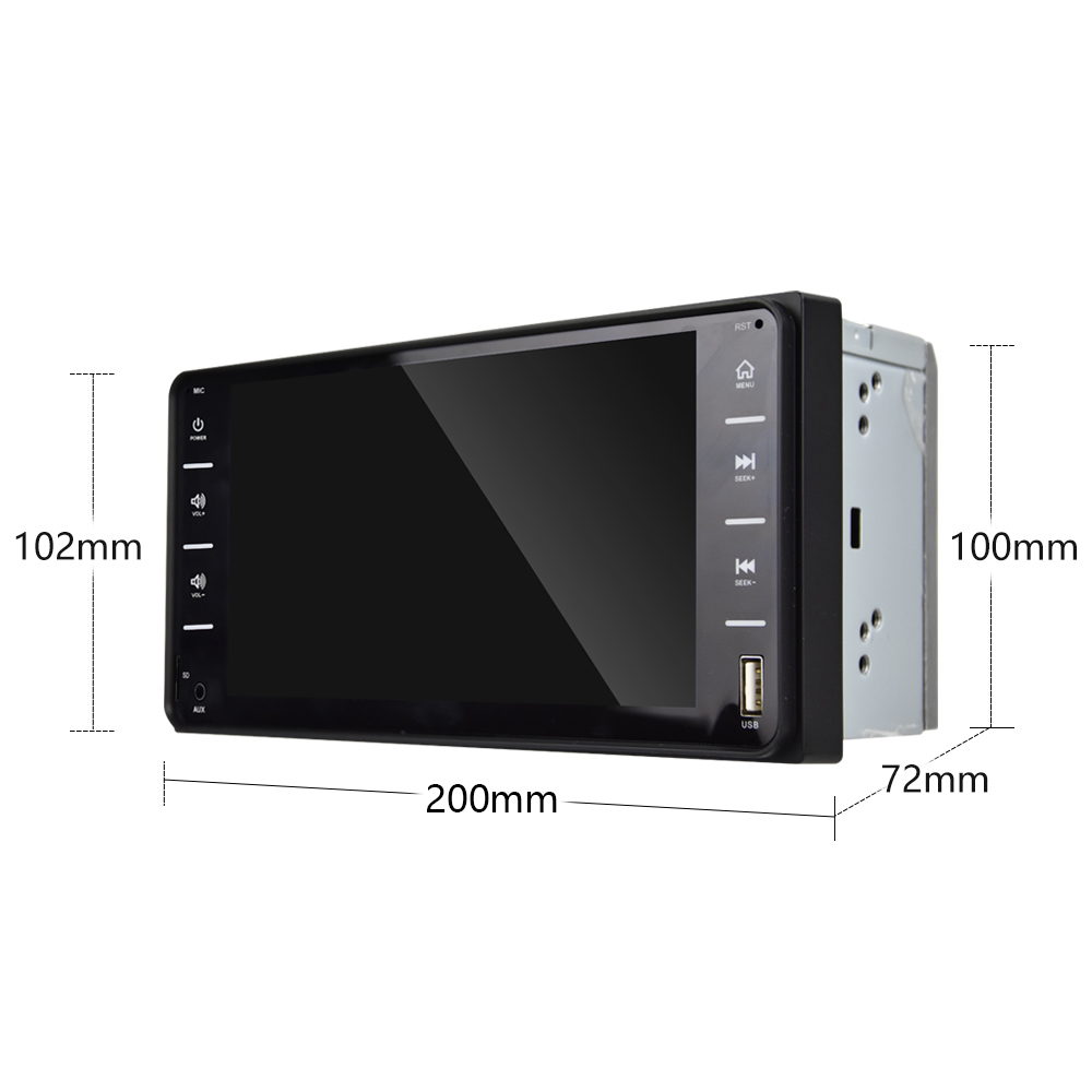 2Din 7&quot;Car Radio Android/IOS MirrorLink Bluetooth USB MP5 Multimedia Player For Toyota Corolla