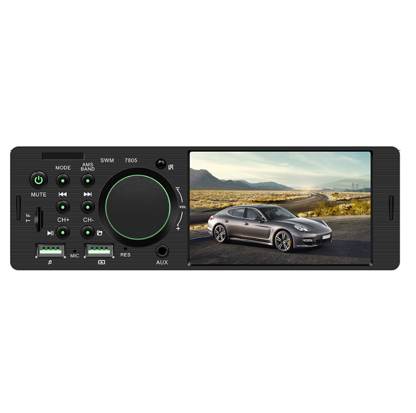 12V Universal 4inch HD Dual USB Car MP5 Player Bluetooth Hands-free Reversing Image Card MP3