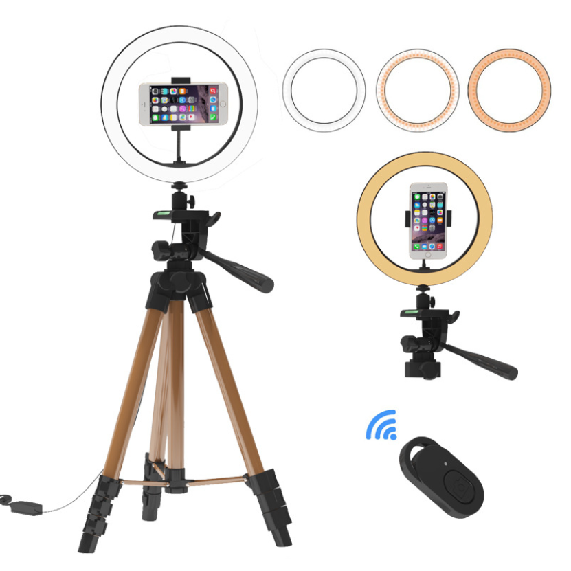 Mobile Phone Live Desktop Ring Fill Light Tripod Live Camera Bracket Floor Photography Fill Light