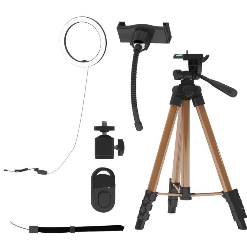 Mobile Phone Live Desktop Ring Fill Light Tripod Live Camera Bracket Floor Photography Fill Light