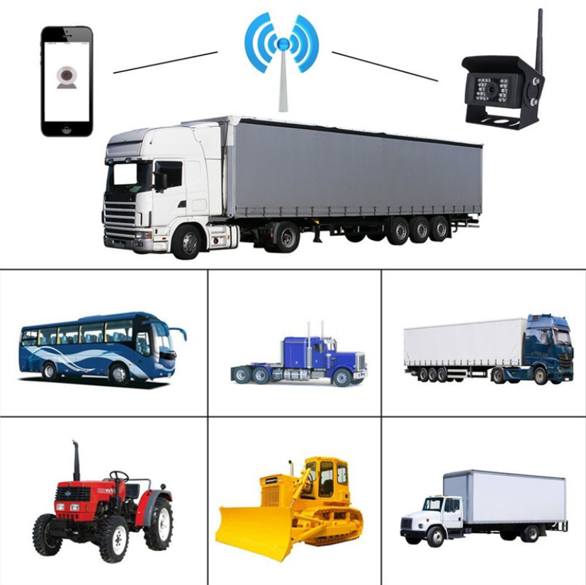 Car Backup Camera IR Night Vision Waterproof Vehicle Rear View Camera For Truck Large Vehicle