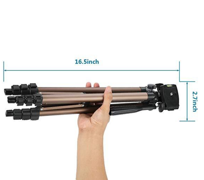 Mobile Phone Live Youtube Live Camera Vlog Camera Bracket Telescopic Portable 1.3 Meters Tripod