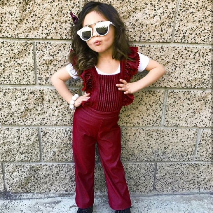 kids red jumpsuit