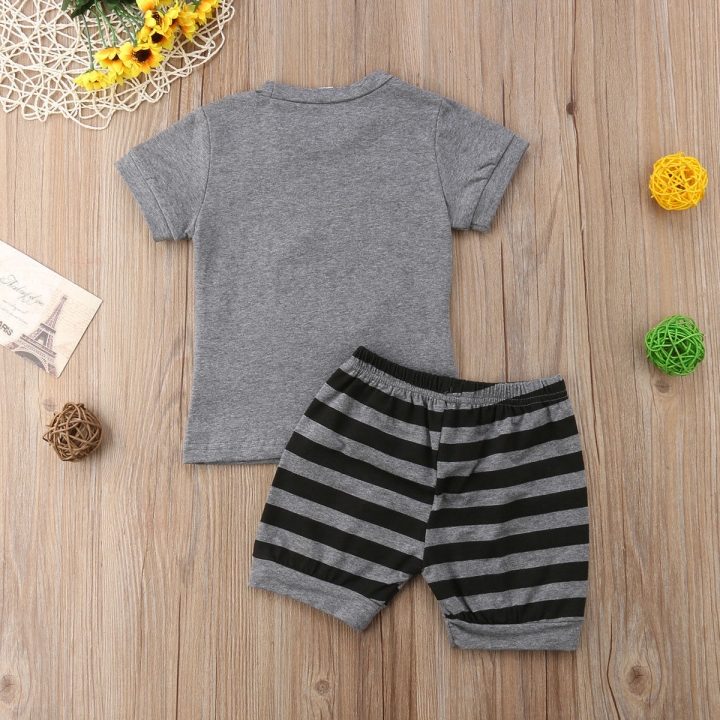 kleding dinosaurus Patroon Print Kids kleding T-shirt + Shorts kinderkleding set
