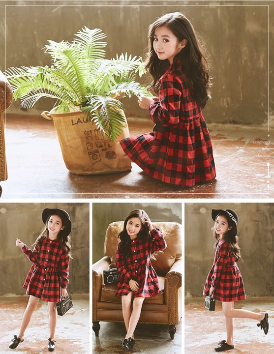 girls plaid outfit