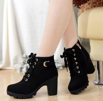 High Quality Lace-Up Ankle Boots Women Boots / Boots /Women&apos;S Shoes /Ladies Shoes /Short Boot