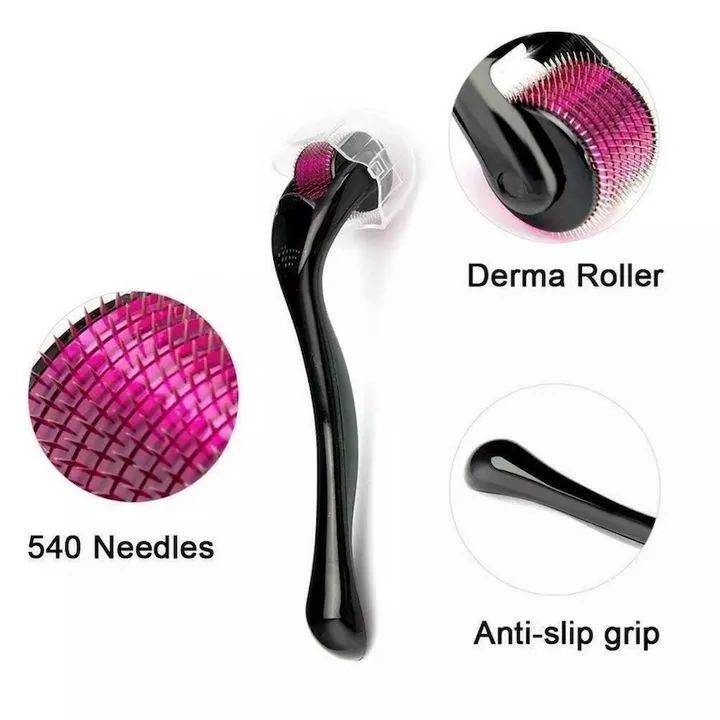 Derma Roller Micro Needles Facial Titanium Skin Care Tools Massage Hair  Loss Beauty Blackhead Remove 