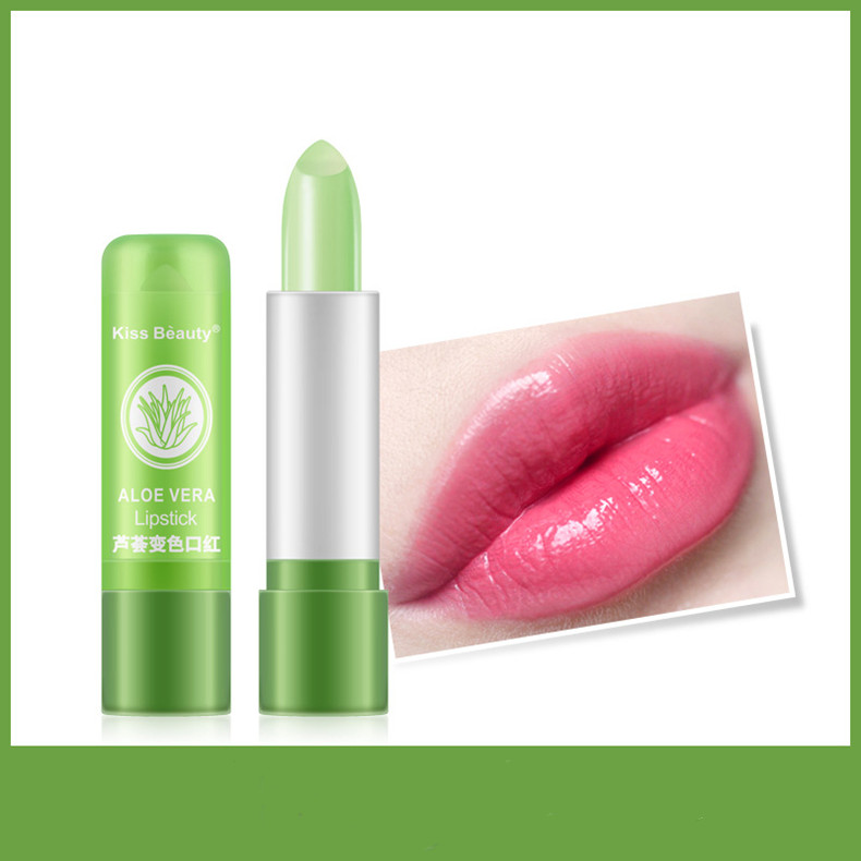 Moisturizing Lip Balm Aloe Vera Lip Color Changing Long Moisturizing Lip Balm Anti-aging Lipstick