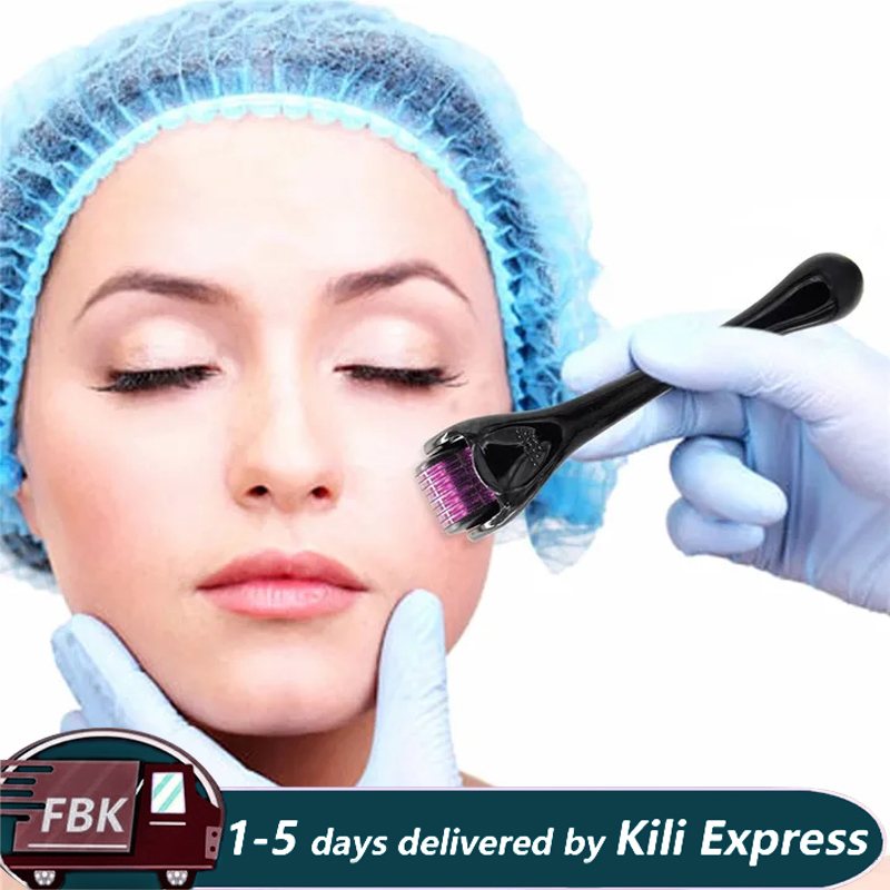 Derma Roller Micro Needles Facial Titanium Skin Care Tools Massage Hair Loss Beauty Blackhead Remove