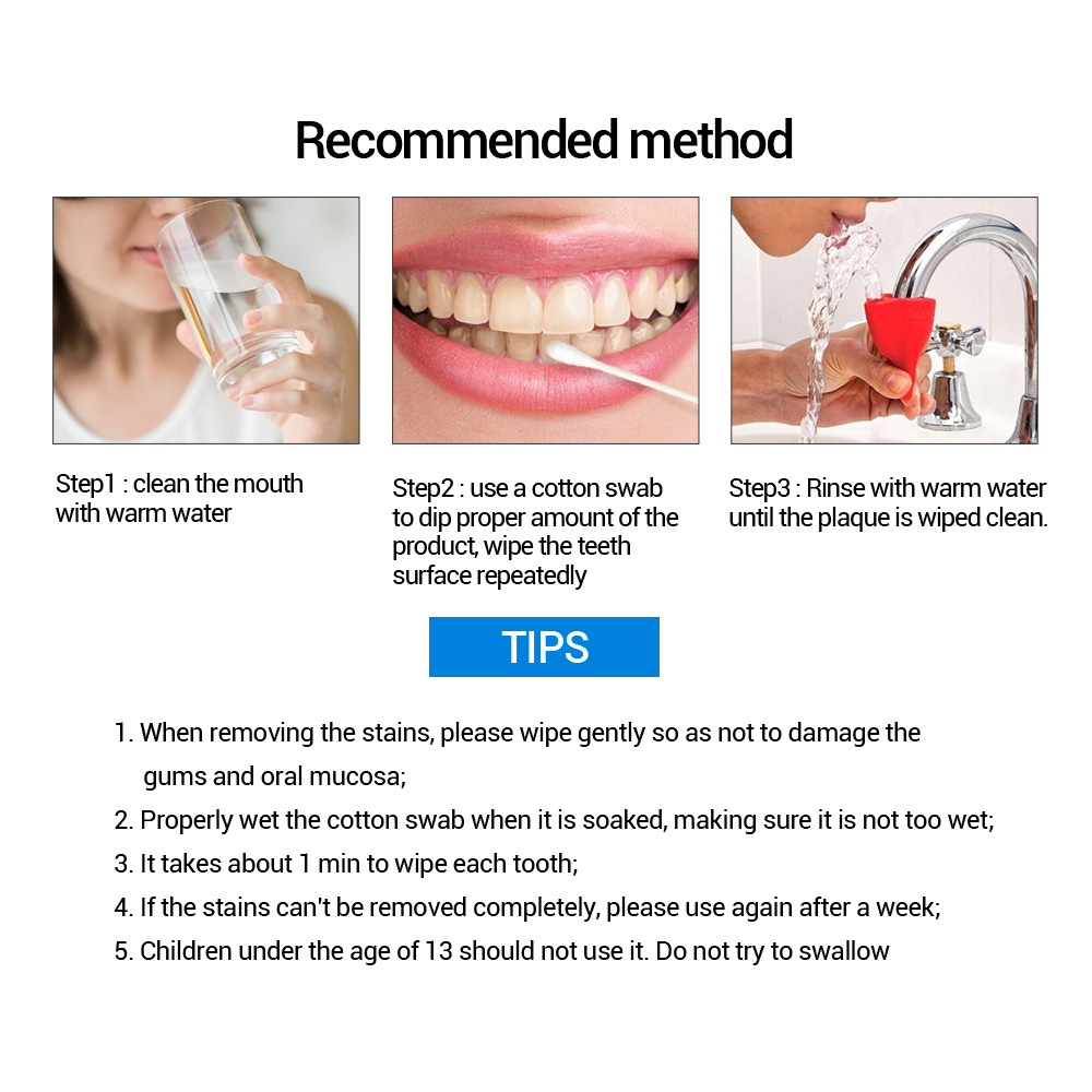 Teeth Whitening Essence  Liquid Tooth Cleaning Oral Hygiene