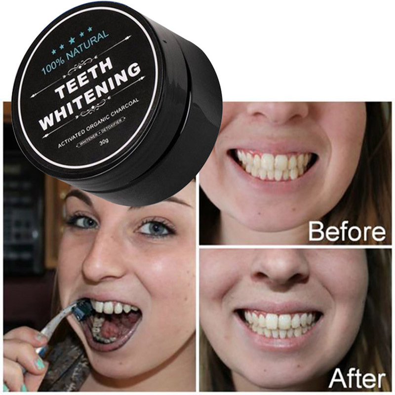 Charcoal Teeth Whitening Powder Toothpaste Tooth Cleaning Whitening Tooth Powder Oral Hygiene