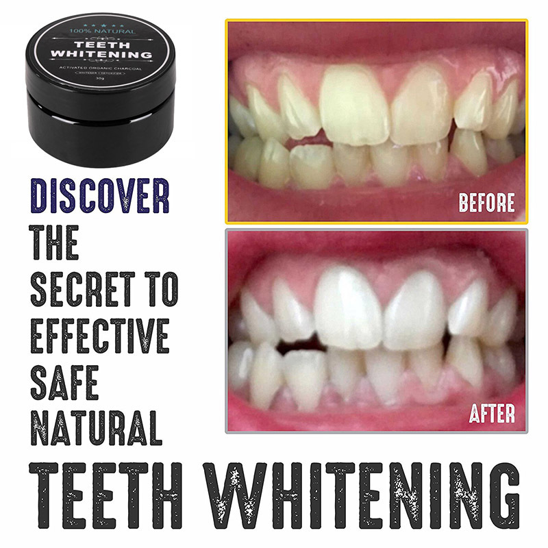 Charcoal Teeth Whitening Powder Toothpaste Tooth Cleaning Whitening Tooth Powder Oral Hygiene