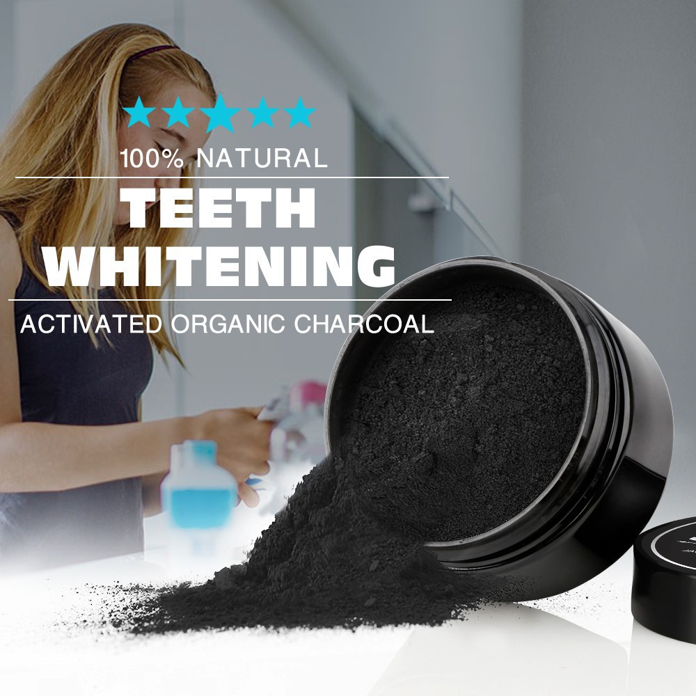 Charcoal Teeth Whitening Powder Toothpaste Tooth Cleaning Whitening Tooth Powder Oral Hygiene