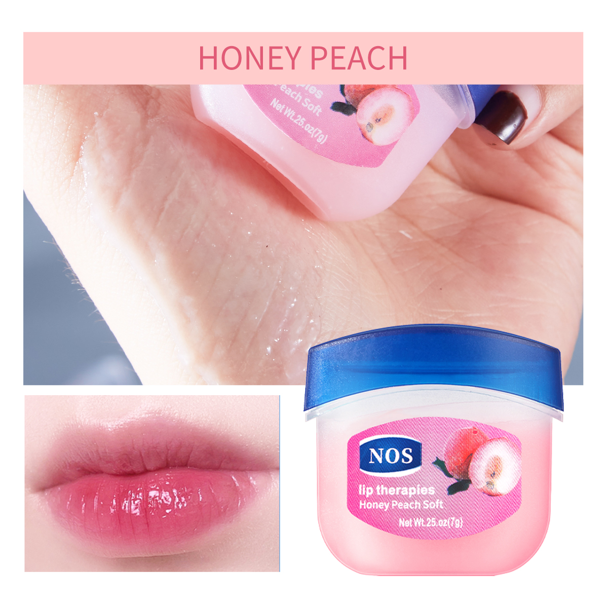 4pcs Lip Balm Moisturizing Lipstick Base Moisturizer Makeup Natural Plant Anti-Cracking Lip Care Petroleum Jelly Lip Balm