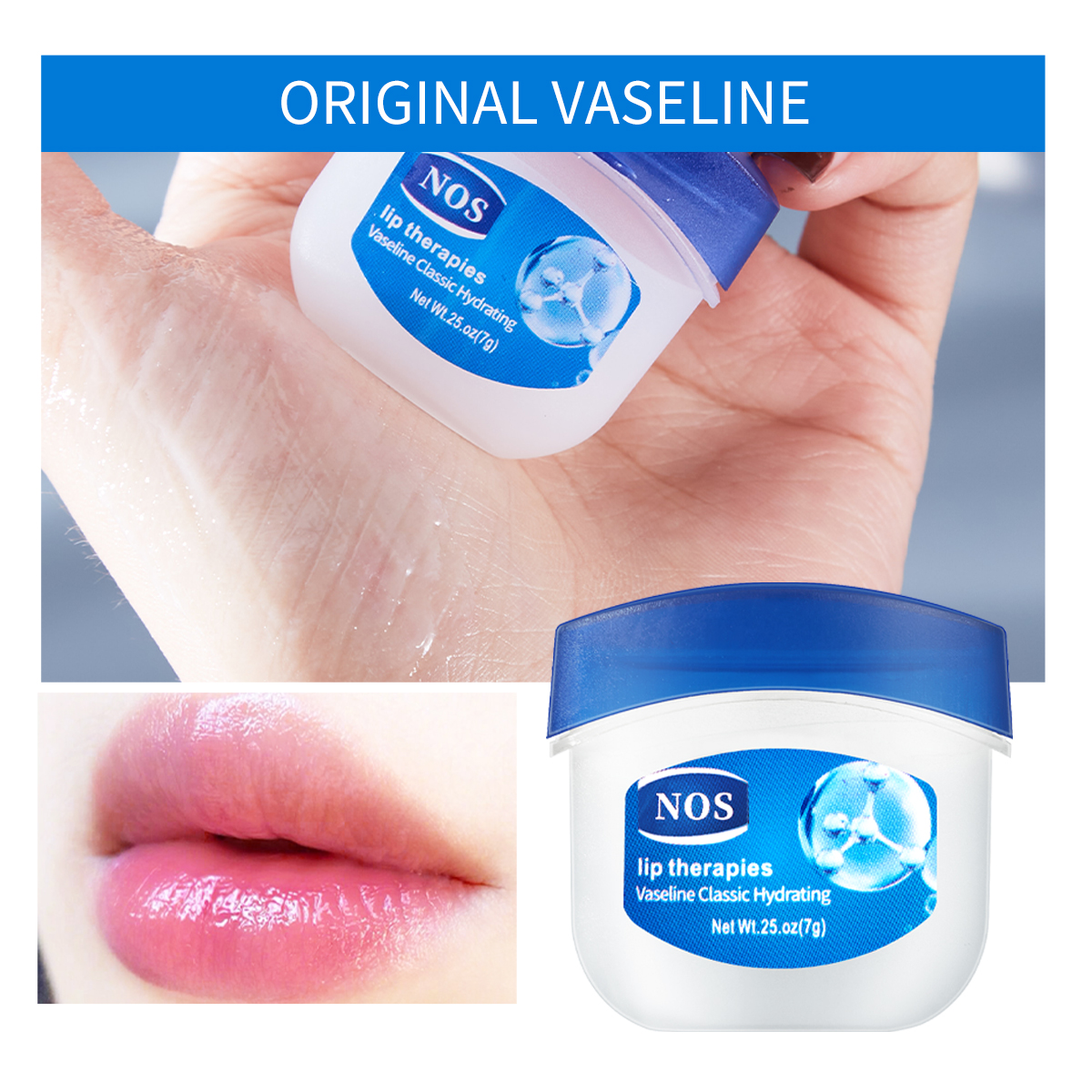 4pcs Lip Balm Moisturizing Lipstick Base Moisturizer Makeup Natural Plant Anti-Cracking Lip Care Petroleum Jelly Lip Balm