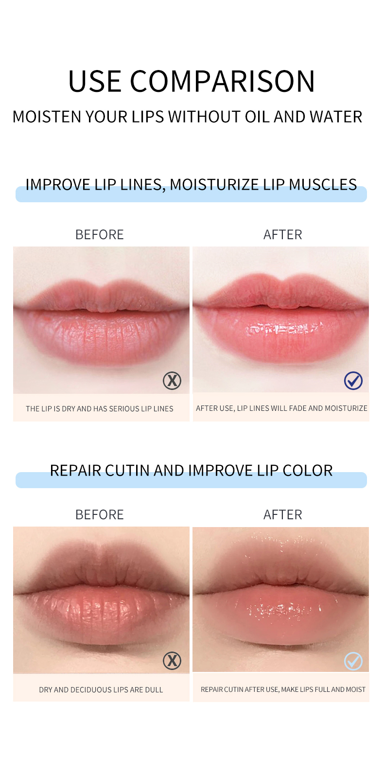 4pcs Lip Balm Moisturizing Lipstick Base Moisturizer Makeup Natural Plant Anti-Cracking Lip Care Petroleum Jelly Lip Balm