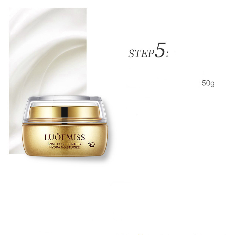 12Pcs Skin Care Set  Cleanser  +Snail Toner  + Snail Emulsion + Eye Cream+ Moisturizer +  BB cream+6 Masks Skin Care