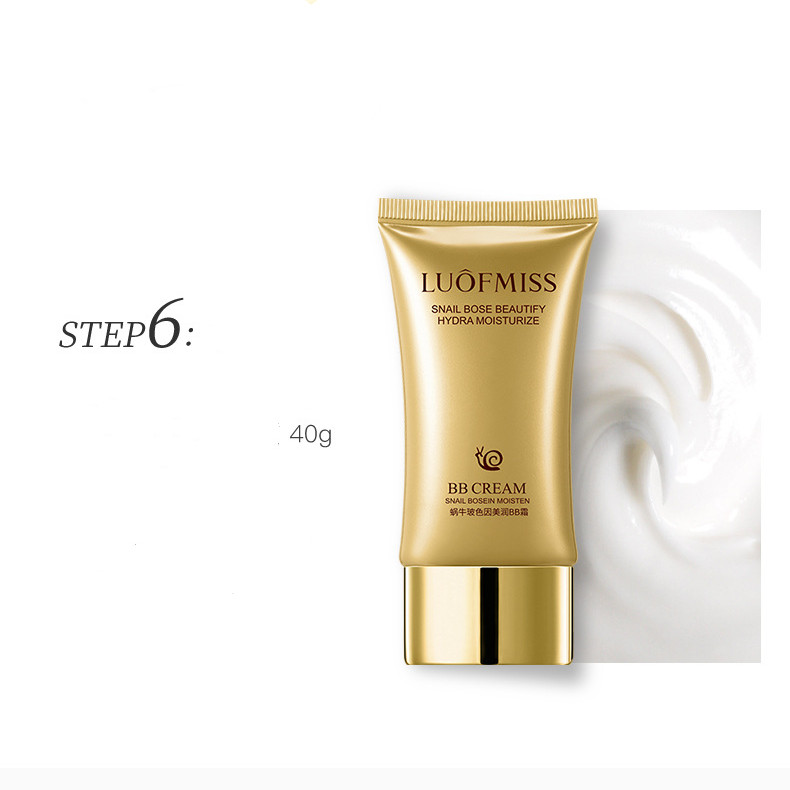 12Pcs Skin Care Set  Cleanser  +Snail Toner  + Snail Emulsion + Eye Cream+ Moisturizer +  BB cream+6 Masks Skin Care