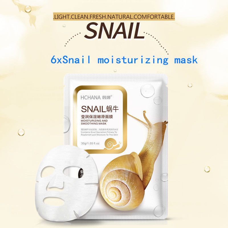 12Pcs Skin Care Set  Cleanser  +Snail Toner  + Snail Emulsion + Eye Cream+ Moisturizer +  BB cream+6 Masks Skin Care