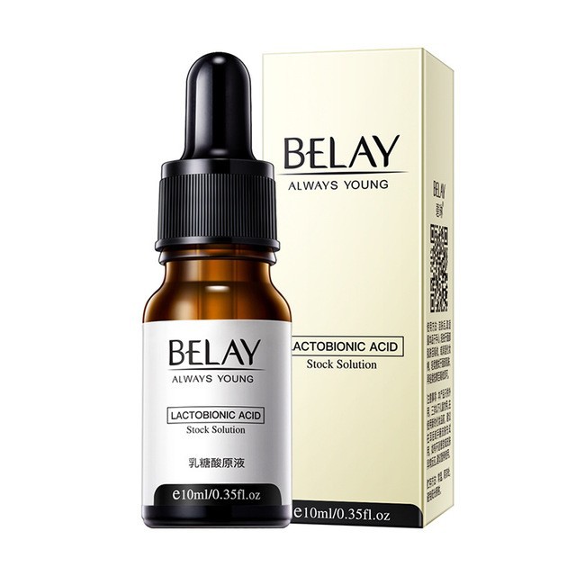 Lactobionic Acid Shrink Pores Serum Korean Cosmetics Fade Fine Lines Anti-Aging Face Care Whiten Moisturizing Skin Care