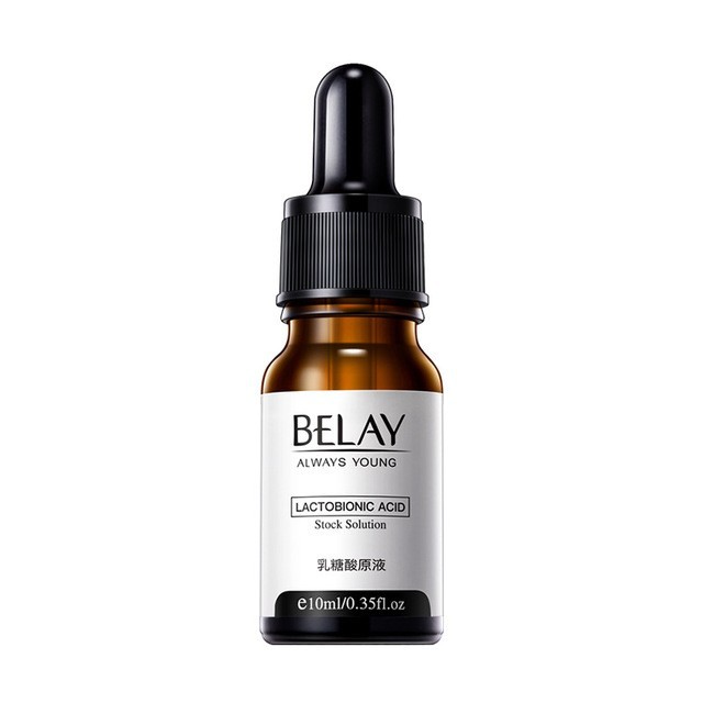 Lactobionic Acid Shrink Pores Serum Korean Cosmetics Fade Fine Lines Anti-Aging Face Care Whiten Moisturizing Skin Care