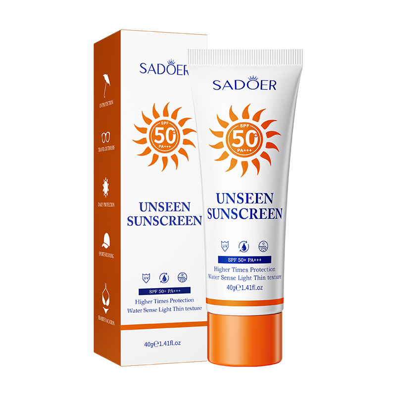 New Arrivals Sunscreen Lotion Sunscreen Cream Protector Facial Solar Sun Block Spf Gel Sun Cream Oil Control No White SPF50+ PA+++