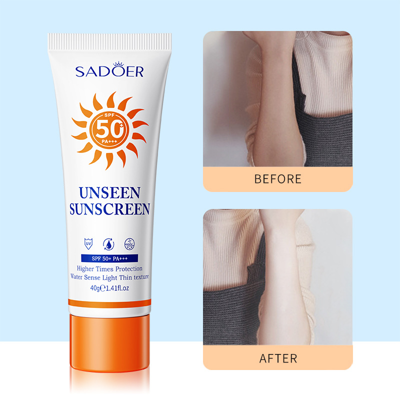 New Arrivals Sunscreen Lotion Sunscreen Cream Protector Facial Solar Sun Block Spf Gel Sun Cream Oil Control No White SPF50+ PA+++