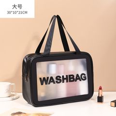 Makeup Bags Toiletry Bag Travel Cosmetic Waterproof Portable Storage Bag 30x12x21cm Black