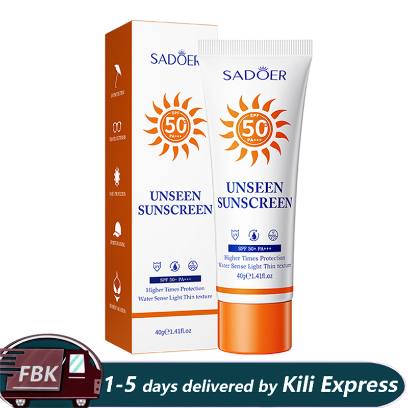 New Arrivals Sunscreen Lotion Sunscreen Cream Protector Facial Solar Sun Block Spf Gel Sun Cream Oil Control No White SPF50+ PA+++