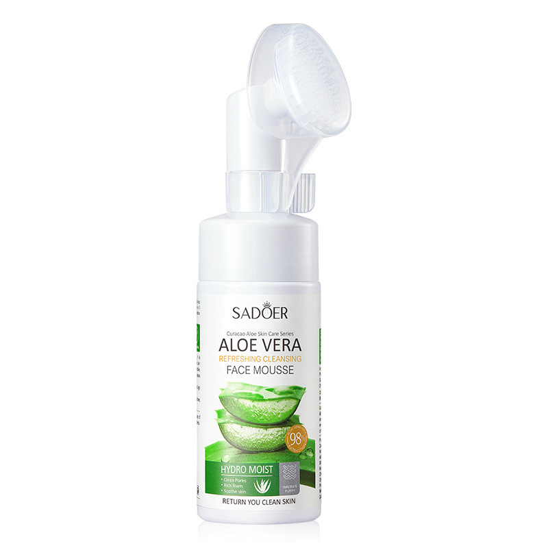 Aloe Vera Cleanser Skin Care Cleaner Shrink Pore Deep Cleaning Care Skin Rejuvenation moisturizing Face Wash Oil Control 120ML